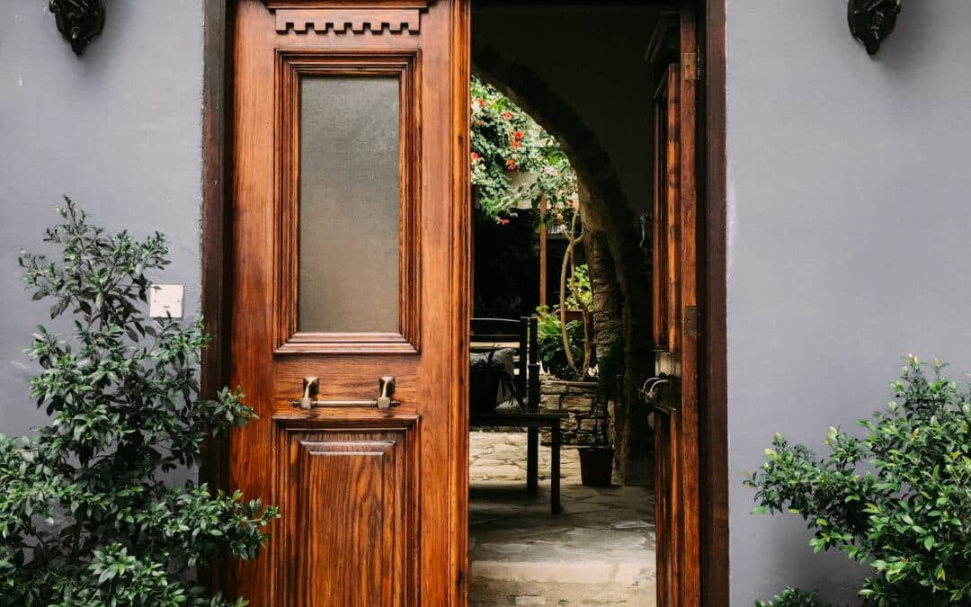 how to secure french doors