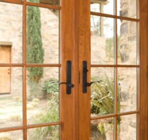 how to secure french doors